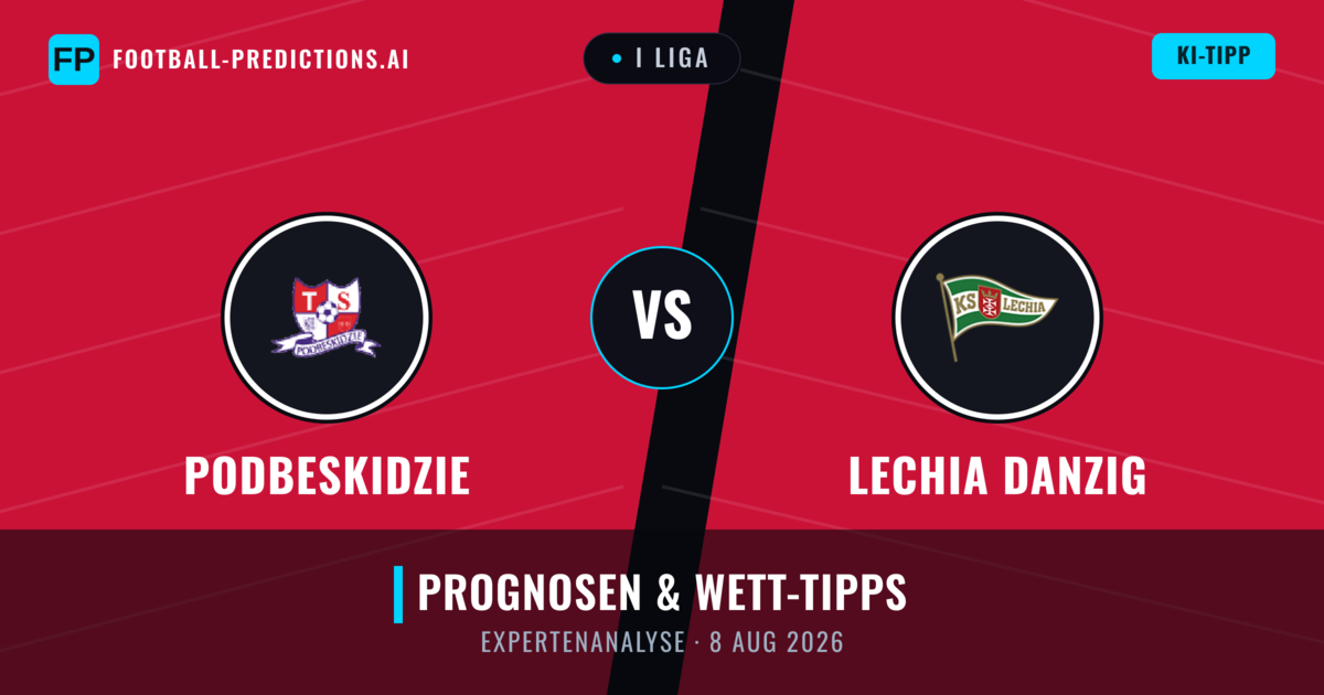 Podbeskidzie vs Lechia Danzig — Prognose und Spielvorschau