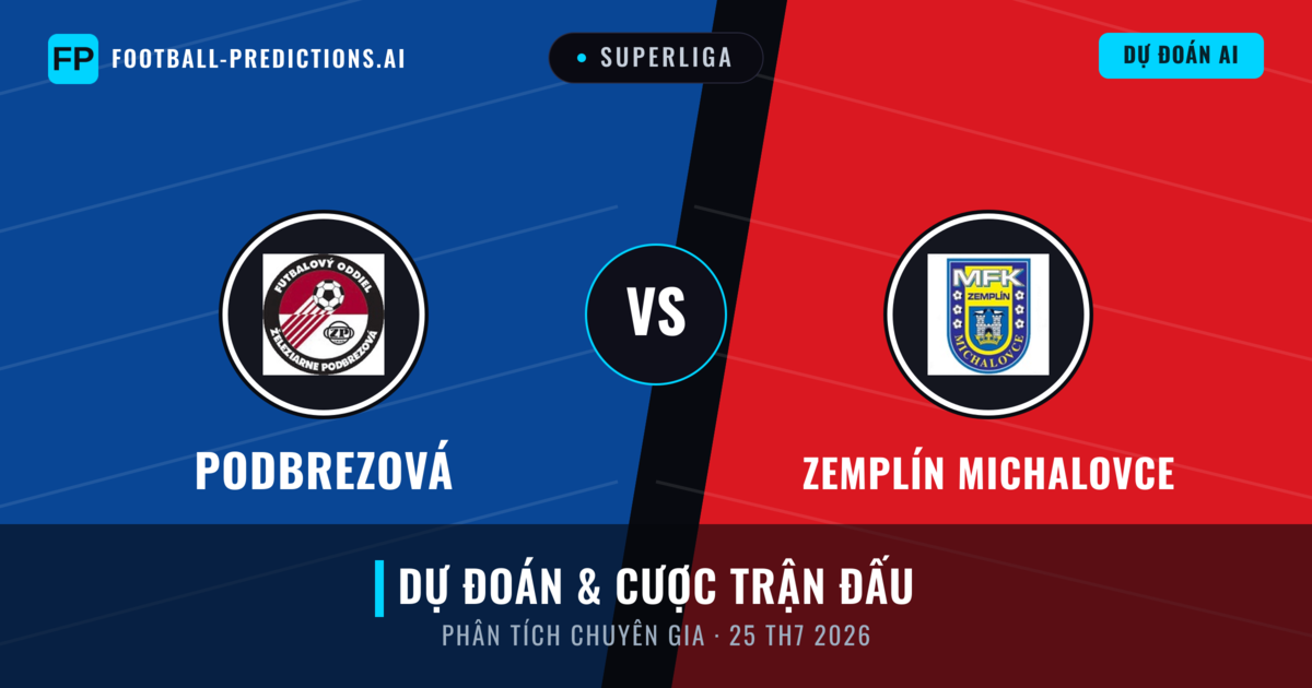 Podbrezová vs Zemplín Michalovce — dự đoán và xem trước trận đấu