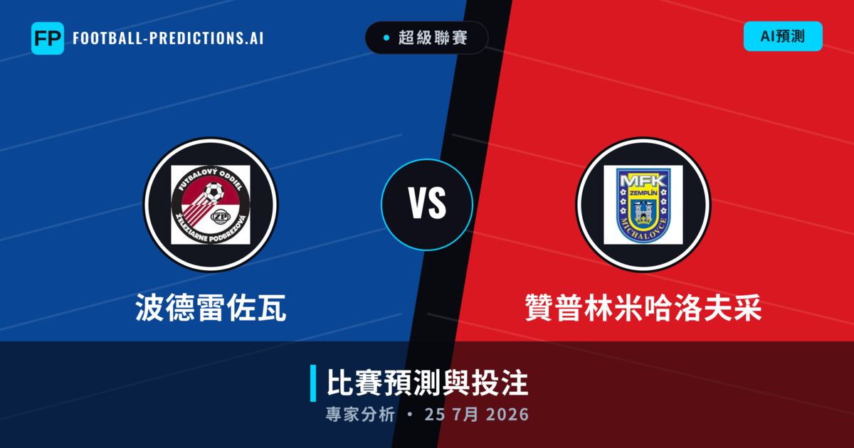 波德雷佐瓦 vs 贊普林米哈洛夫采 — 比赛预测和前瞻