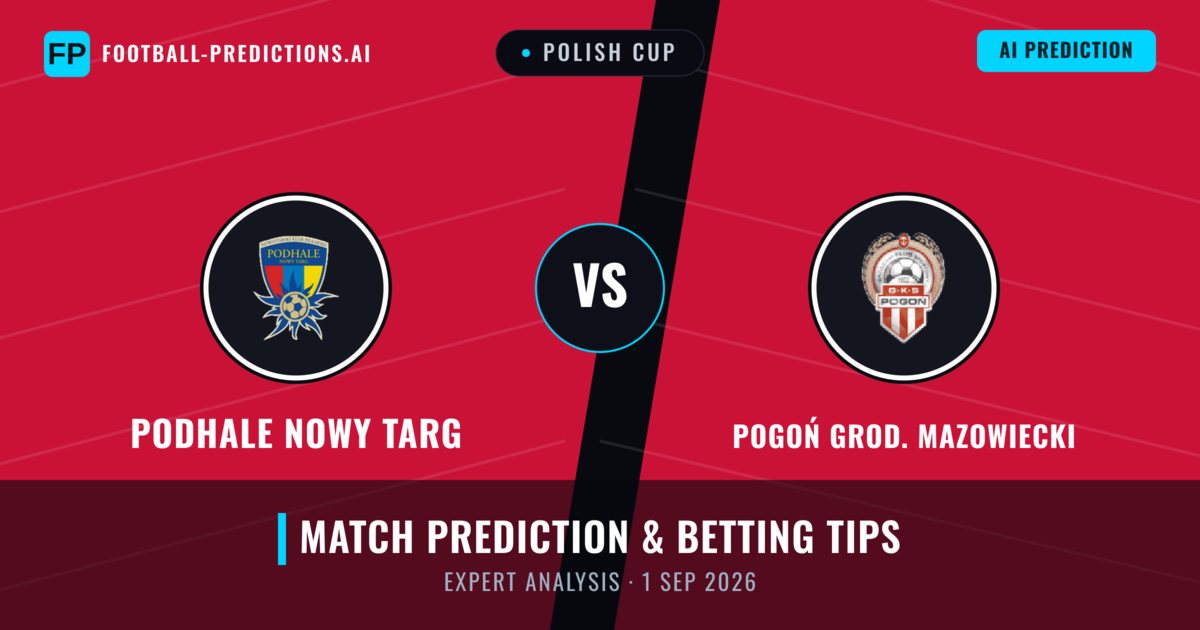 Podhale Nowy Targ vs Pogoń Grod. Mazowiecki — match prediction & preview