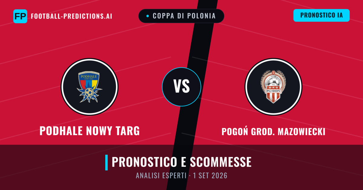 Podhale Nowy Targ vs Pogoń Grod. Mazowiecki — pronostico e anteprima del match