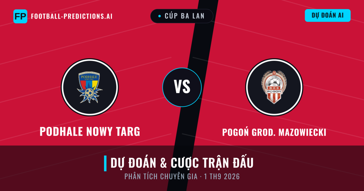 Podhale Nowy Targ vs Pogoń Grod. Mazowiecki — dự đoán và xem trước trận đấu