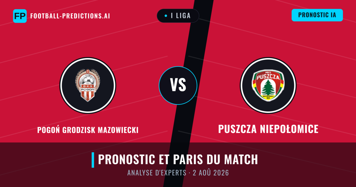 Pogoń Grodzisk Mazowiecki vs Puszcza Niepołomice — pronostic et avant-match