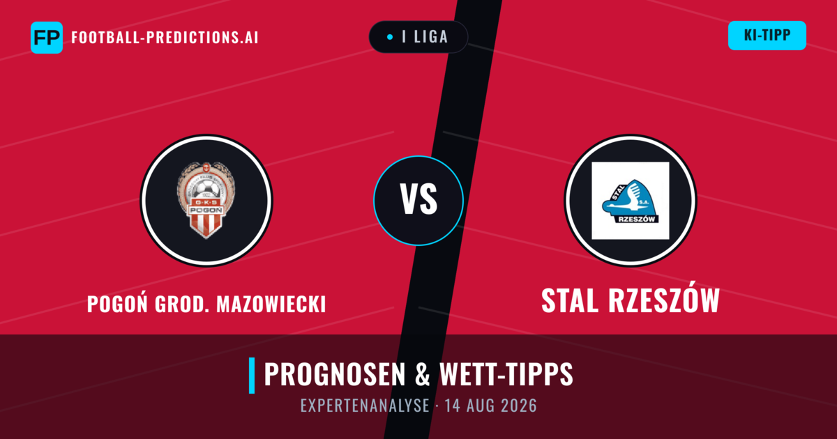 Pogoń Grod. Mazowiecki vs Stal Rzeszów — Prognose und Spielvorschau