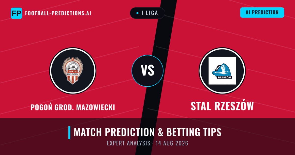 Pogoń Grod. Mazowiecki vs Stal Rzeszów — match prediction & preview