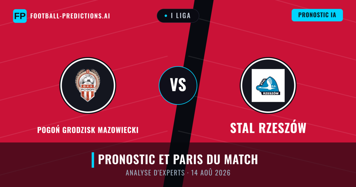 Pogoń Grodzisk Mazowiecki vs Stal Rzeszów — pronostic et avant-match