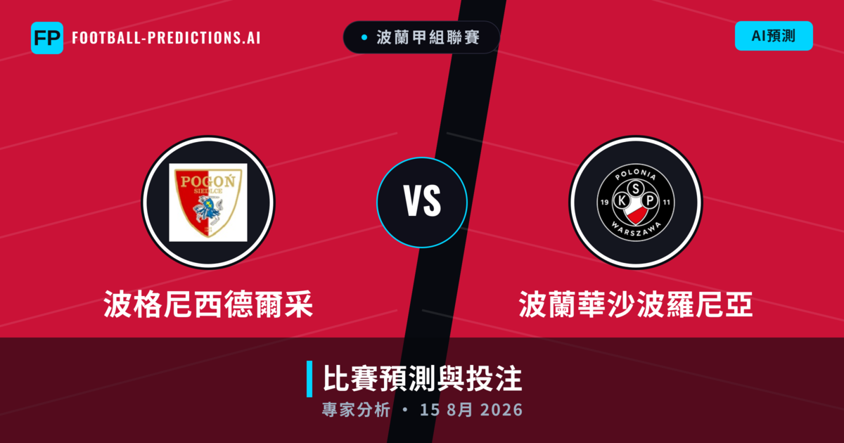 波格尼西德爾采 vs 波蘭華沙波羅尼亞 — 比赛预测和前瞻