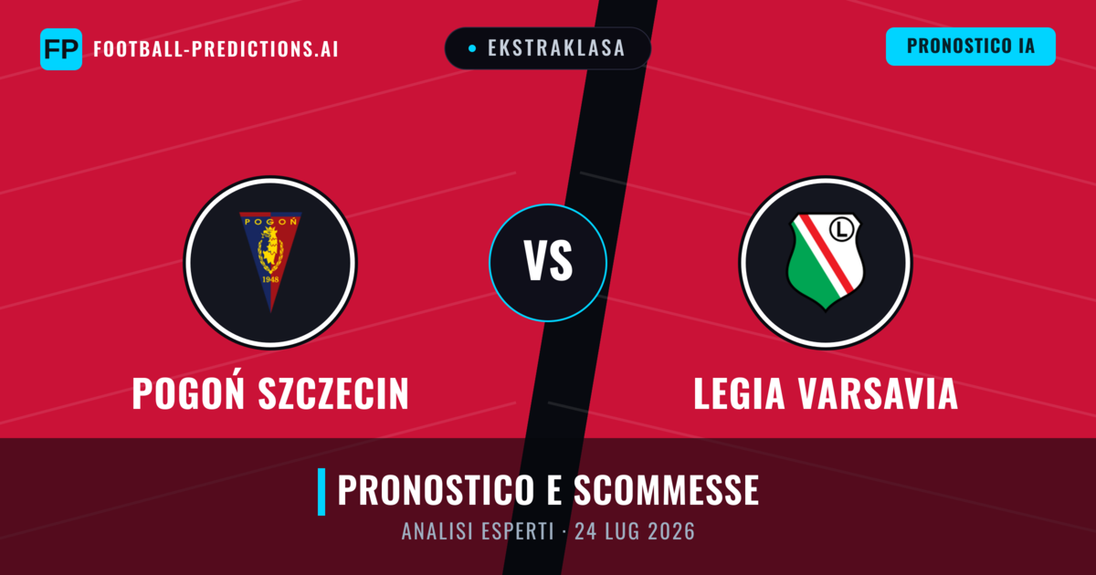 Pogoń Szczecin vs Legia Varsavia — pronostico e anteprima del match