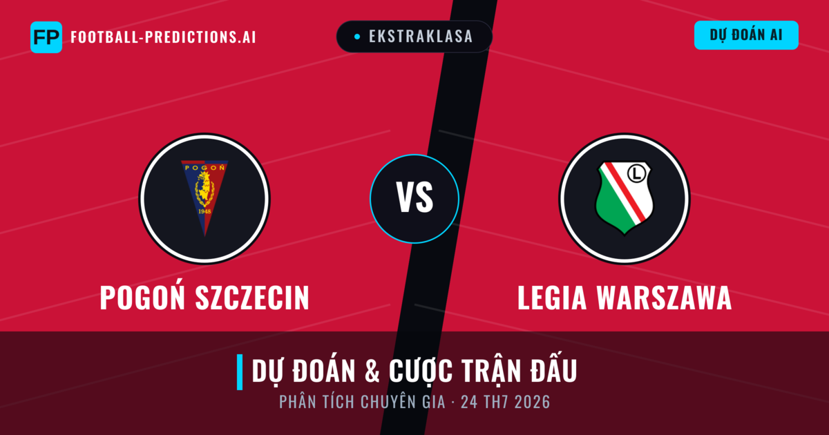 Pogoń Szczecin vs Legia Warszawa — dự đoán và xem trước trận đấu