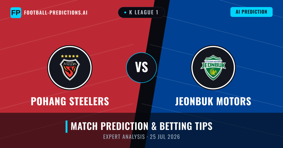 Pohang Steelers vs Jeonbuk Motors — match prediction & preview