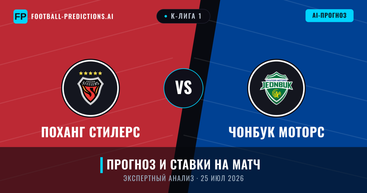 Поханг Стилерс – Чонбук Моторс — прогноз и превью матча