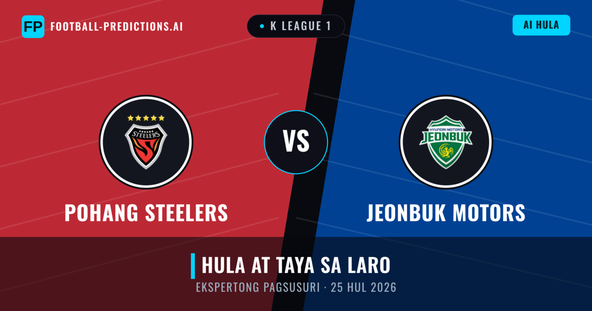 Pohang Steelers vs Jeonbuk Motors — hula at preview ng laban