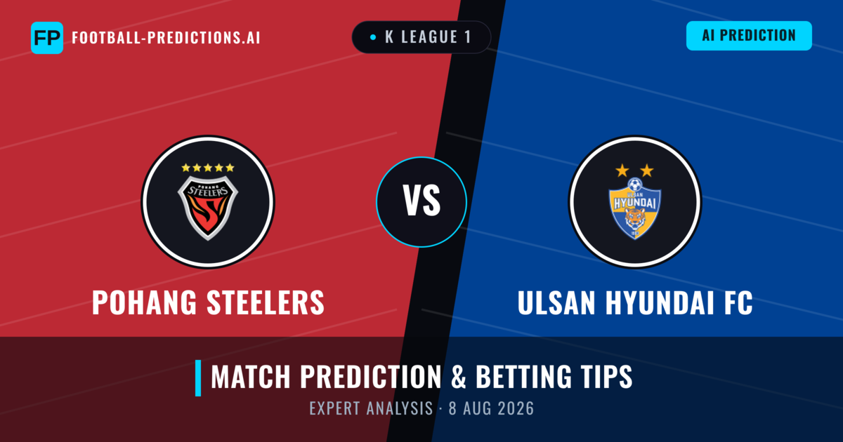 Pohang Steelers vs Ulsan Hyundai FC — match prediction & preview