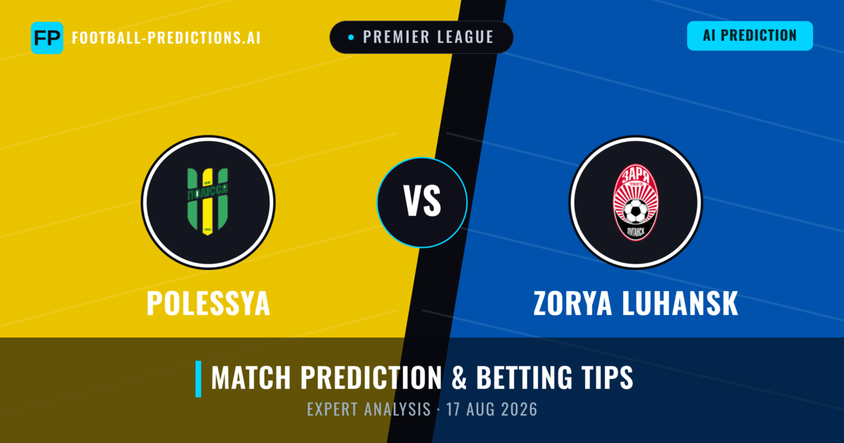 Polessya vs Zorya Luhansk — match prediction & preview
