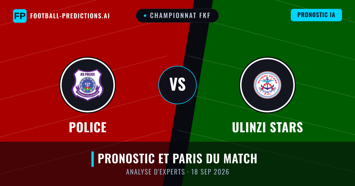 Police vs Ulinzi Stars — pronostic et avant-match
