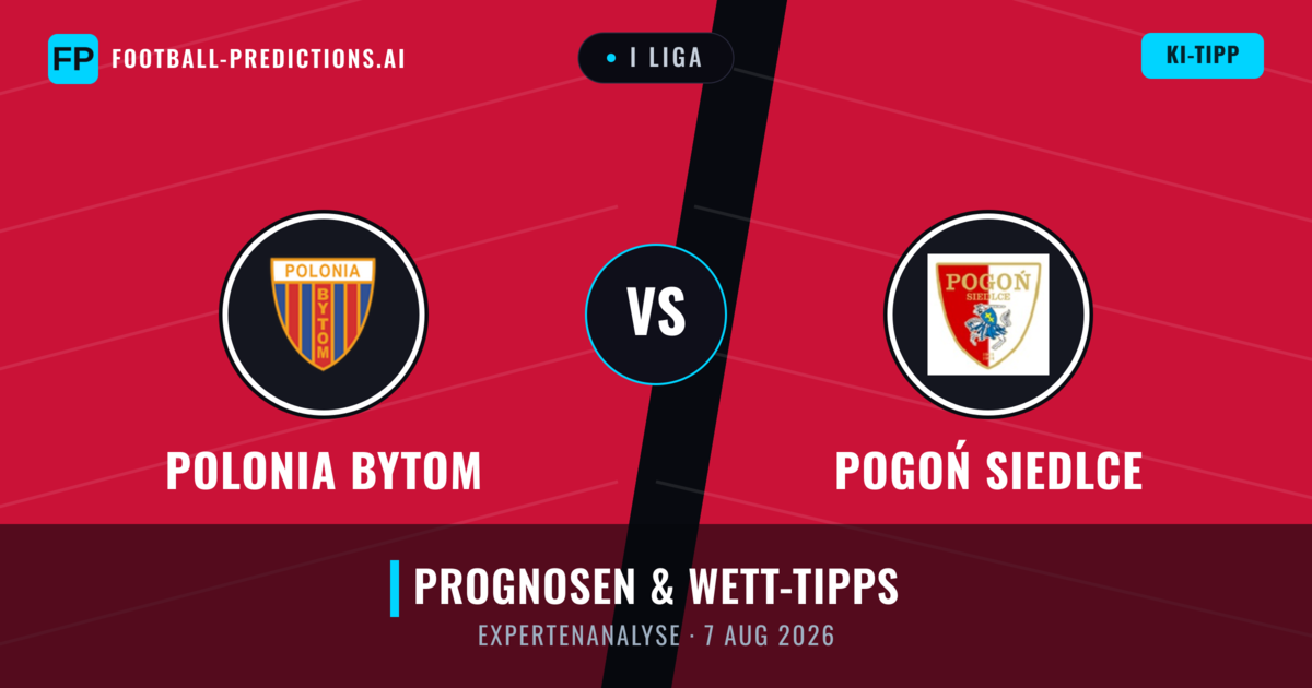 Polonia Bytom vs Pogoń Siedlce — Prognose und Spielvorschau