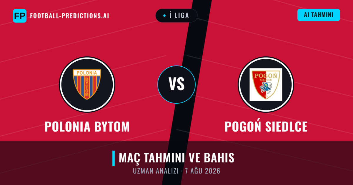 Polonia Bytom - Pogoń Siedlce — maç tahmini ve önizleme