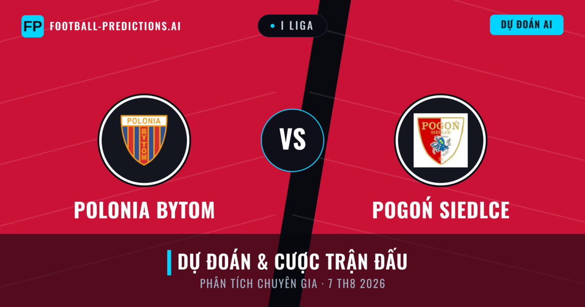 Polonia Bytom vs Pogoń Siedlce — dự đoán và xem trước trận đấu