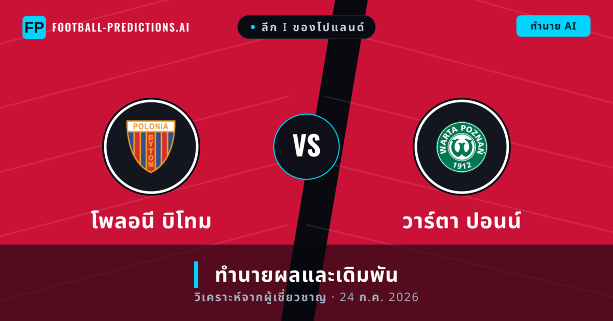 โพลอนี บิโทม พบ วาร์ตา ปอนน์ — ทำนายผลและพรีวิวการแข่งขัน