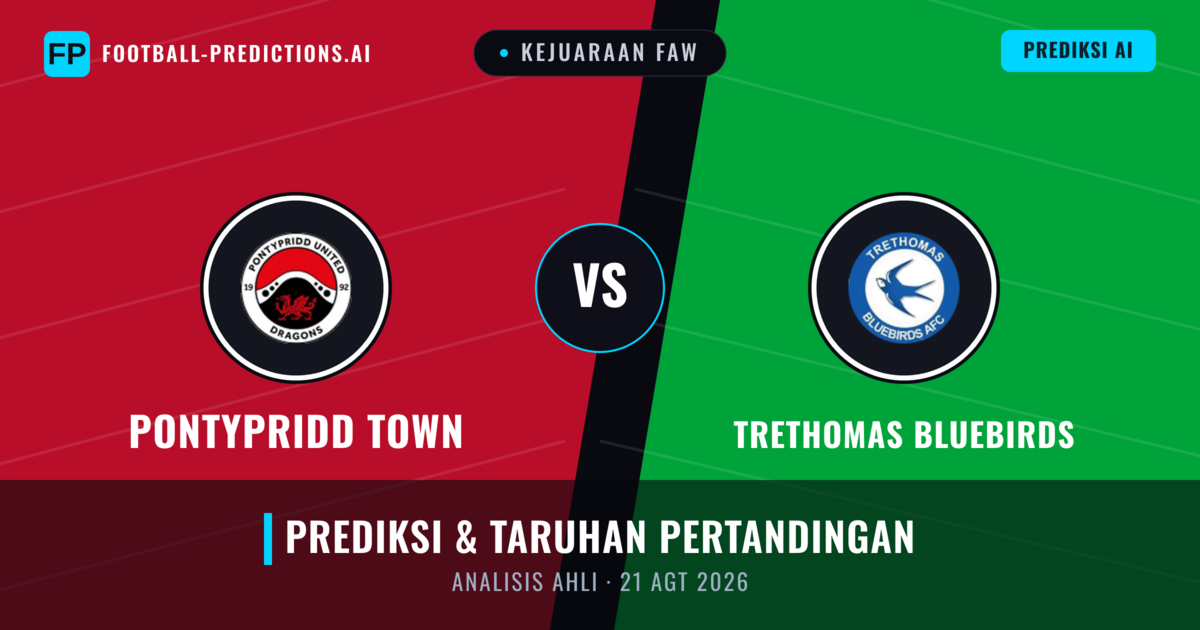 Pontypridd Town vs Trethomas Bluebirds — prediksi dan pratinjau pertandingan