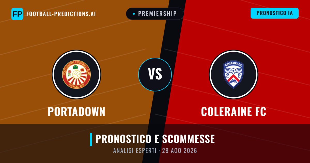 Portadown vs Coleraine FC — pronostico e anteprima del match