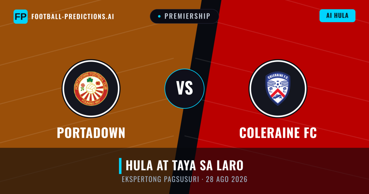Portadown vs Coleraine FC — hula at preview ng laban