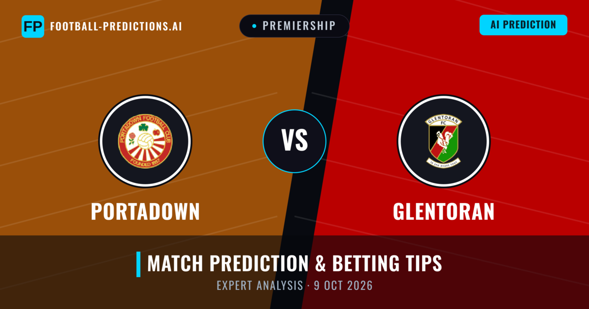 Portadown vs Glentoran — match prediction & preview