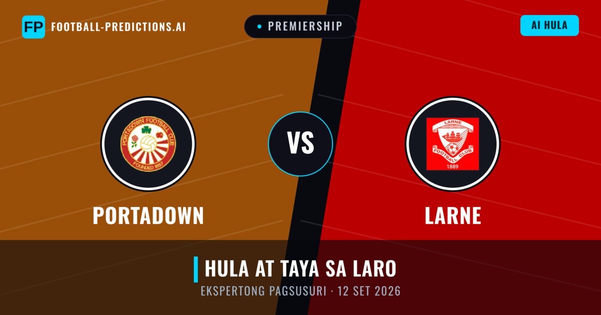 Portadown vs Larne — hula at preview ng laban