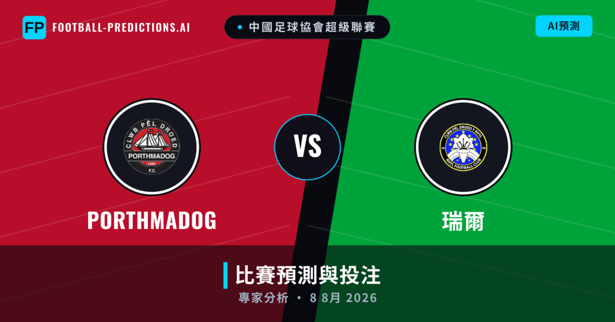 Porthmadog vs 瑞爾 — 比赛预测和前瞻