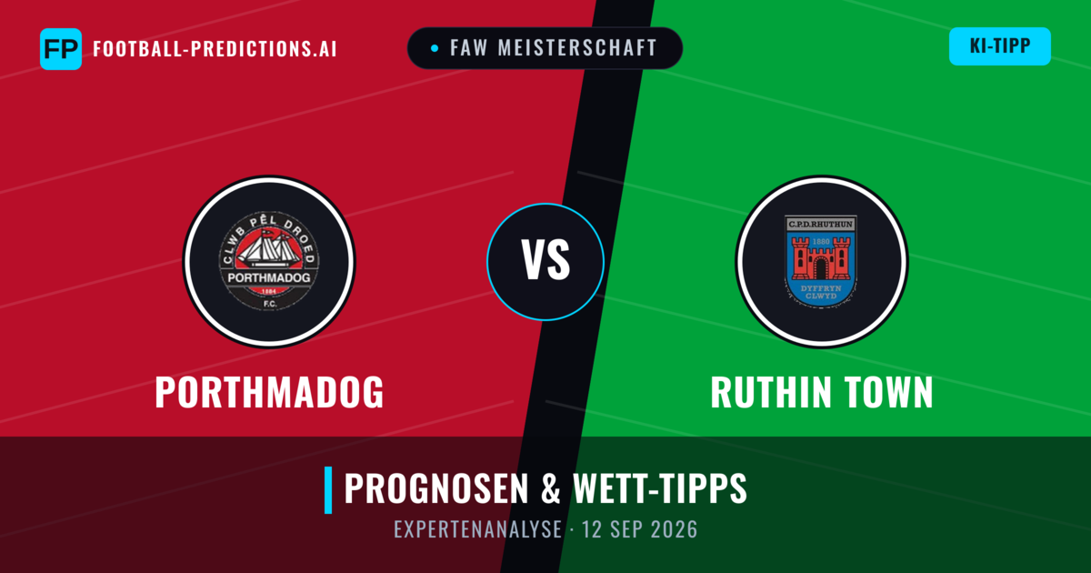 Porthmadog vs Ruthin Town — Prognose und Spielvorschau