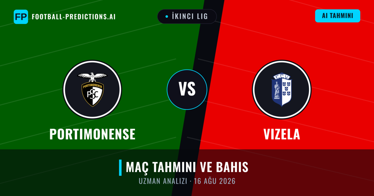 Portimonense - Vizela — maç tahmini ve önizleme