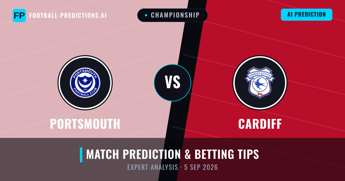 Portsmouth vs Cardiff — match prediction & preview
