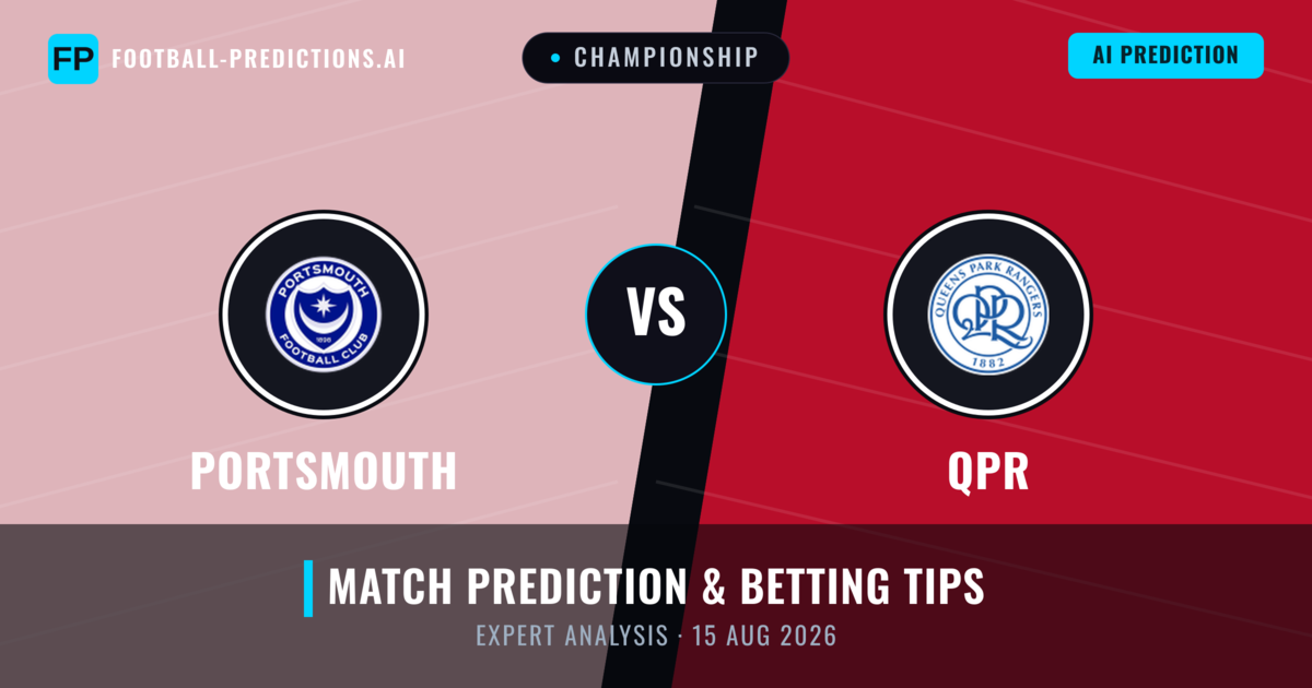 Portsmouth vs QPR — match prediction & preview