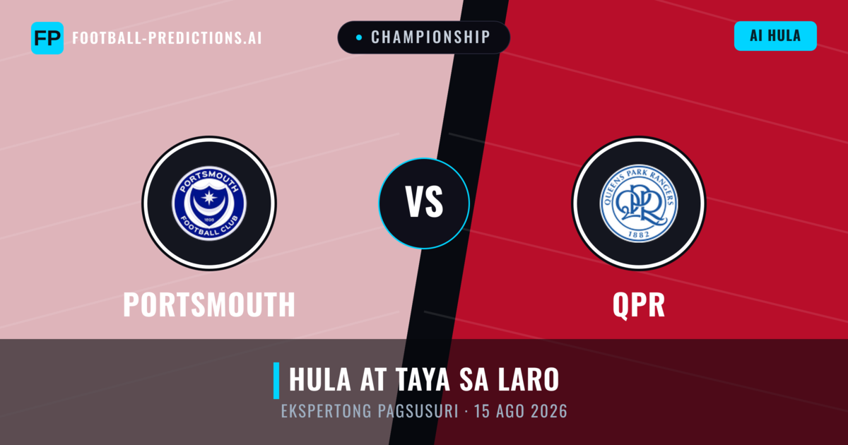 Portsmouth vs QPR — hula at preview ng laban
