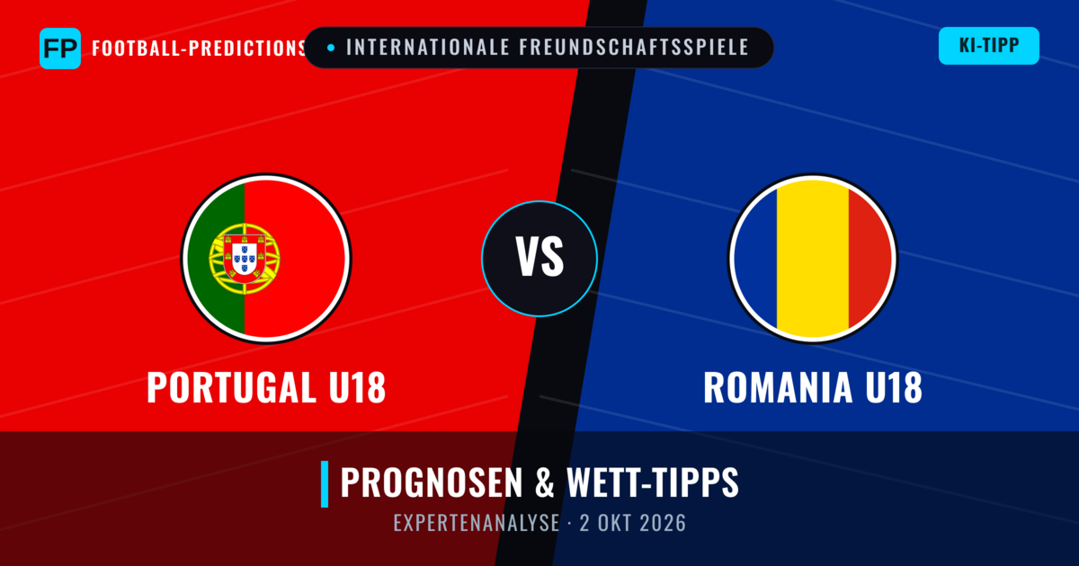 Portugal U18 vs Romania U18 — Prognose und Spielvorschau