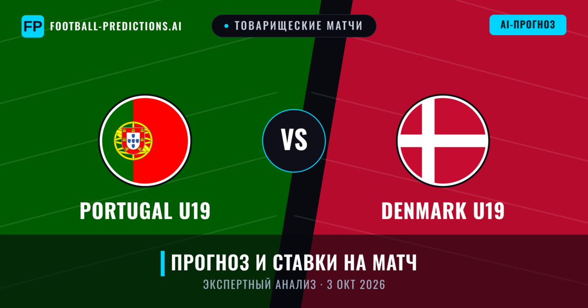 Portugal U19 – Denmark U19 — прогноз и превью матча