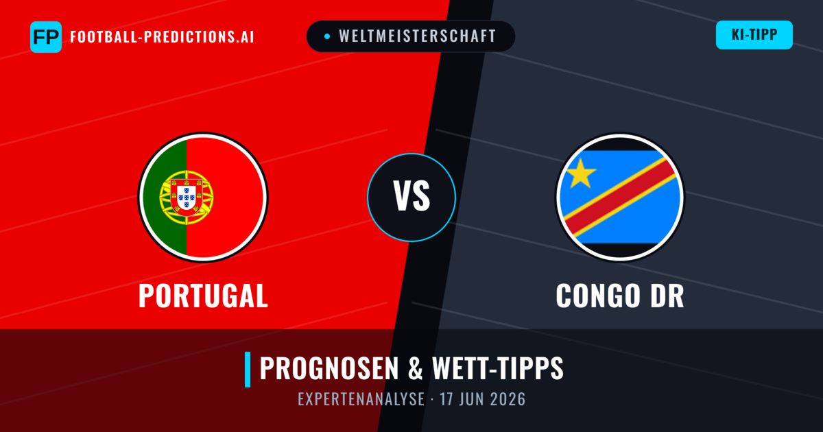 Portugal vs Congo DR — Prognose und Spielvorschau