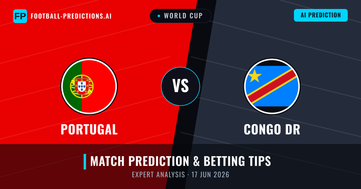 Portugal vs Congo DR — match prediction & preview