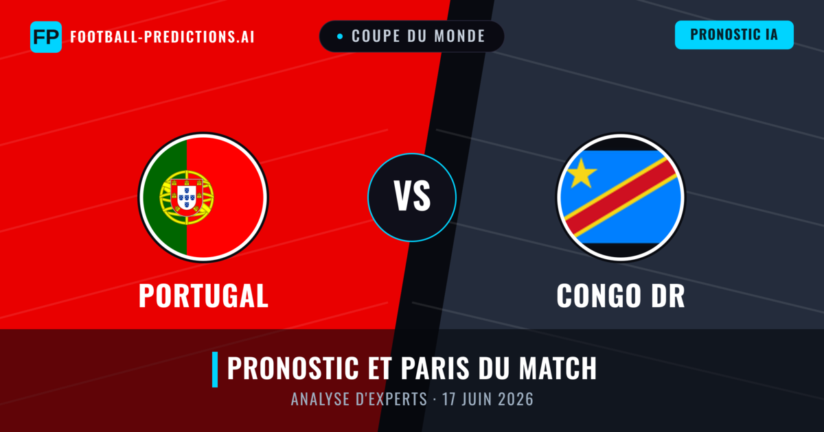 Portugal vs Congo DR — pronostic et avant-match