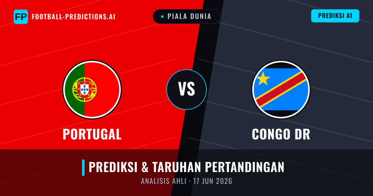 Portugal vs Congo DR — prediksi dan pratinjau pertandingan