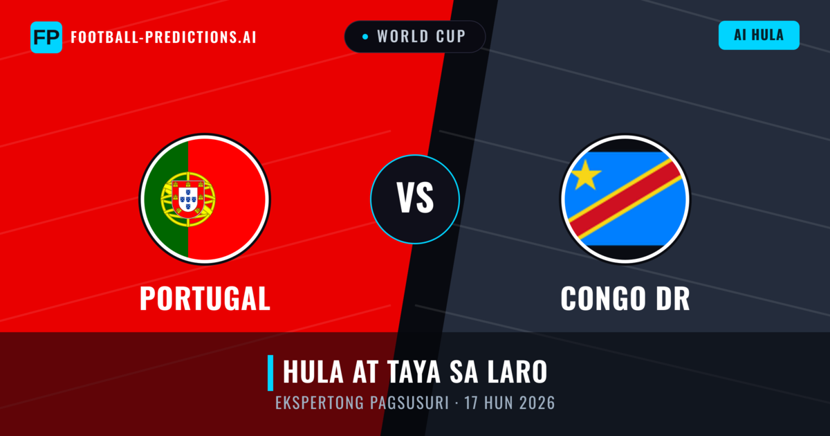 Portugal vs Congo DR β hula at preview ng laban