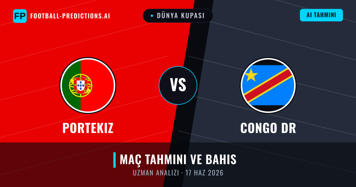 Portekiz - Congo DR — maç tahmini ve önizleme