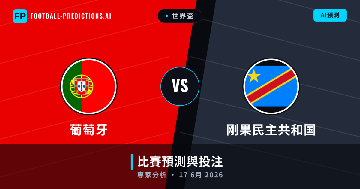 葡萄牙 vs 刚果民主共和国 — 比赛预测和前瞻