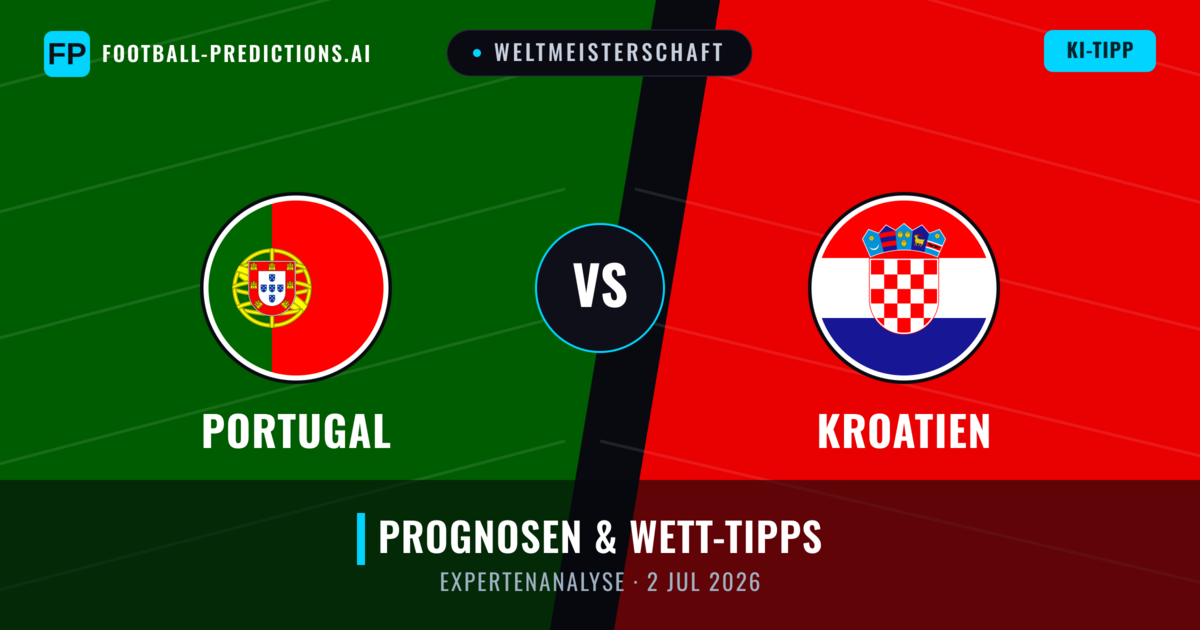 Portugal vs Kroatien — Prognose und Spielvorschau