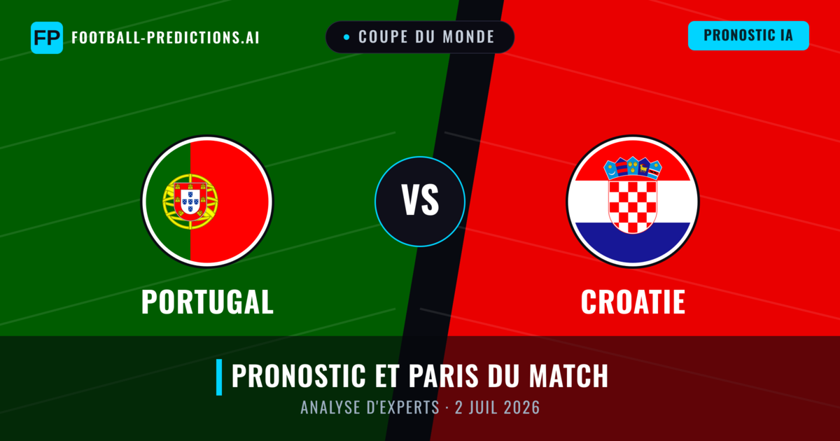 Portugal vs Croatie — pronostic et avant-match