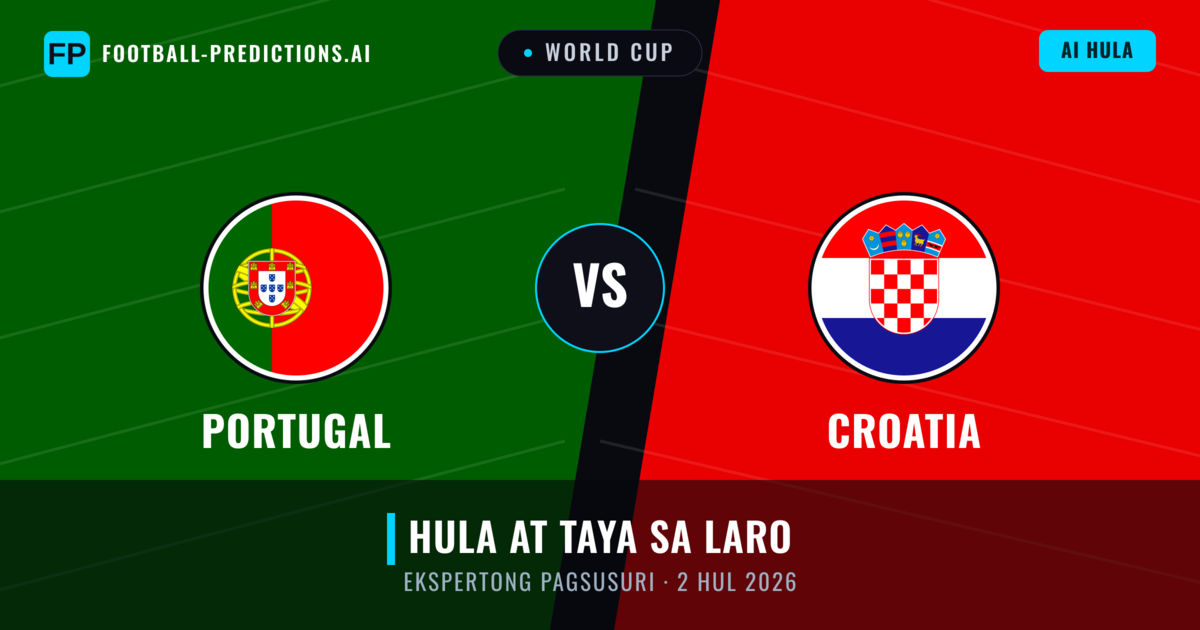 Portugal vs Croatia — hula at preview ng laban