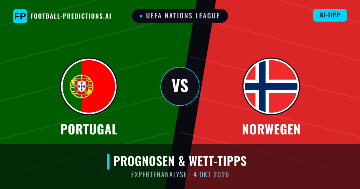 Portugal vs Norwegen — Prognose und Spielvorschau