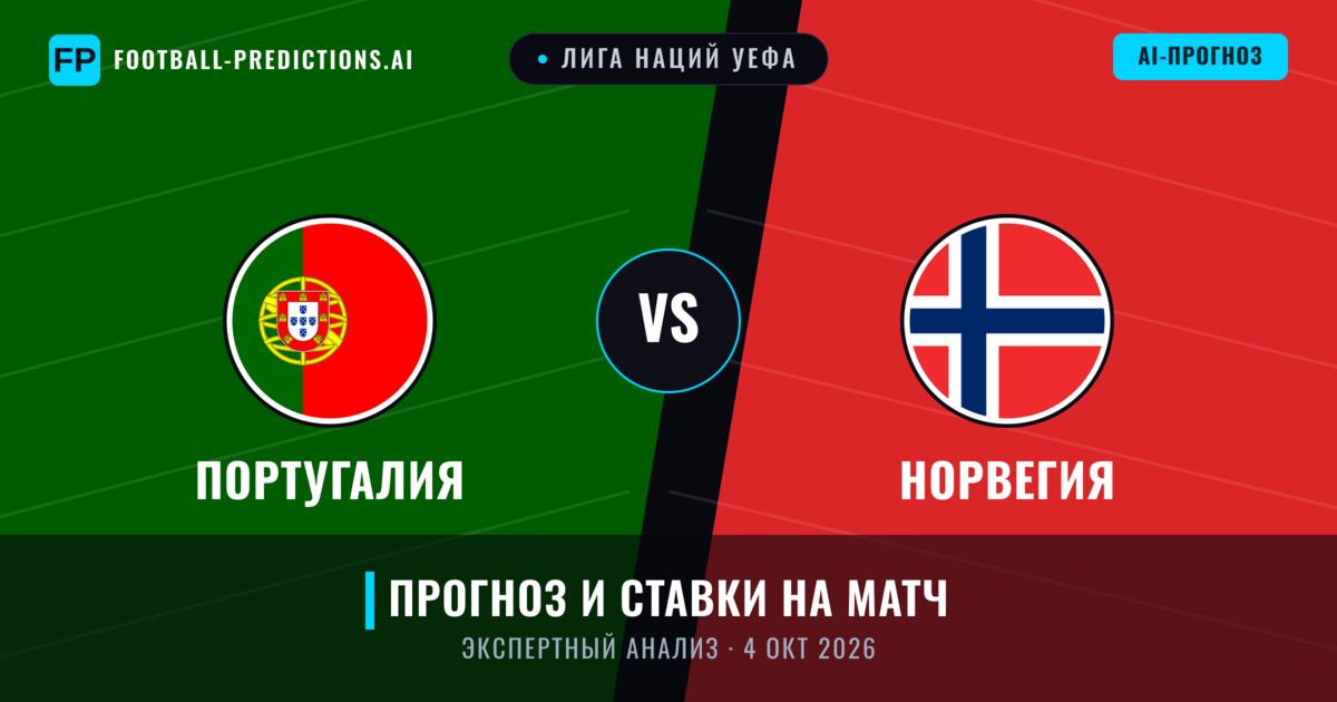 Португалия – Норвегия — прогноз и превью матча