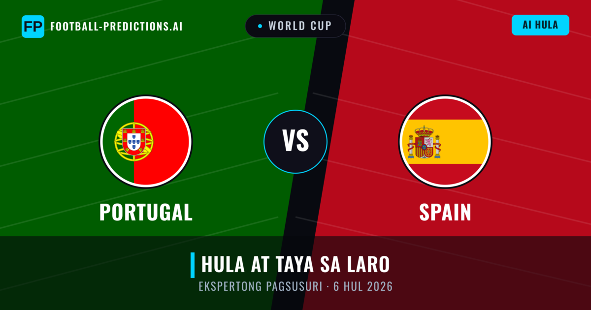 Portugal vs Spain β hula at preview ng laban
