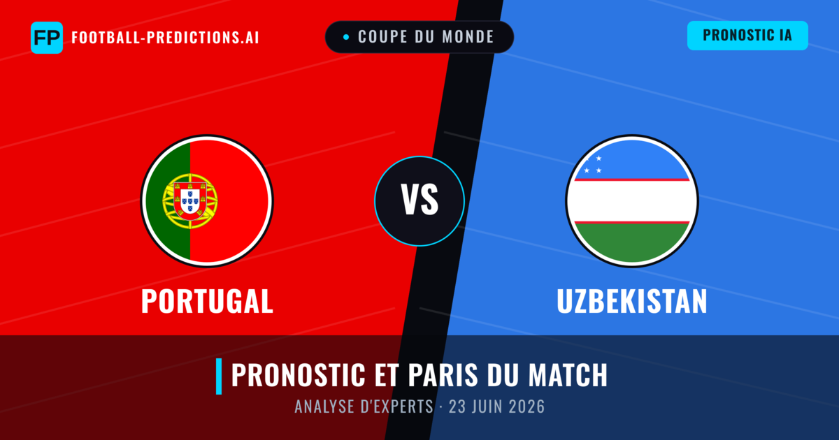 Portugal vs Uzbekistan — pronostic et avant-match